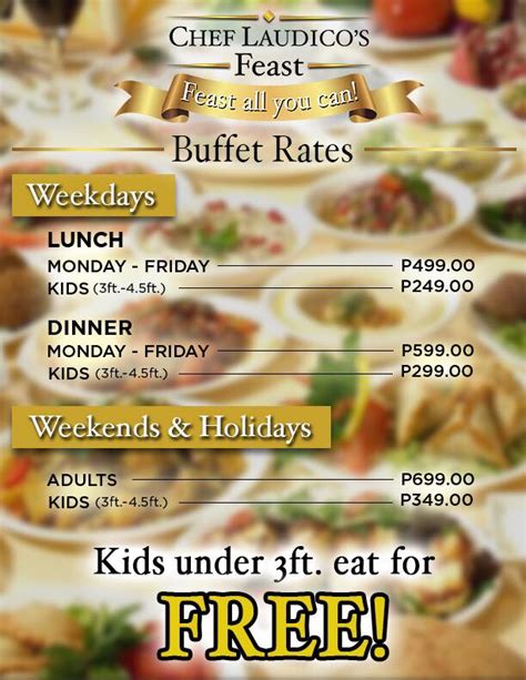 buffet in clark pampanga|Buffet Menu .